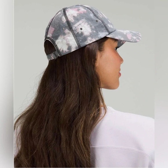 NWT Lululemon Baller Hat Soft Intersperse Pink Multi Pink Gray Tie Dye - Picture 3 of 12
